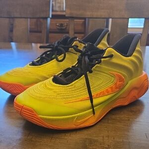 Nike Bright Yellow and Orange Sneakers